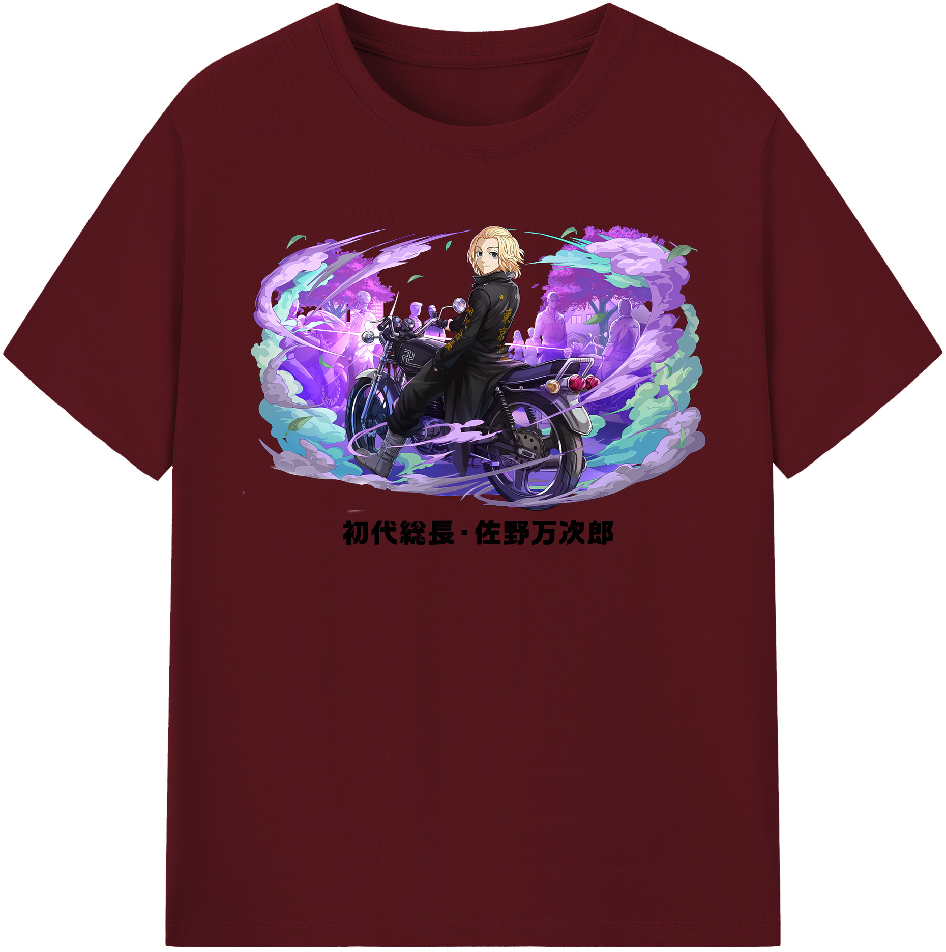 （画像用） 東京リベンジャーズ Tokyo Revengers 綿100％半袖Tシャツ（フロントプリント）